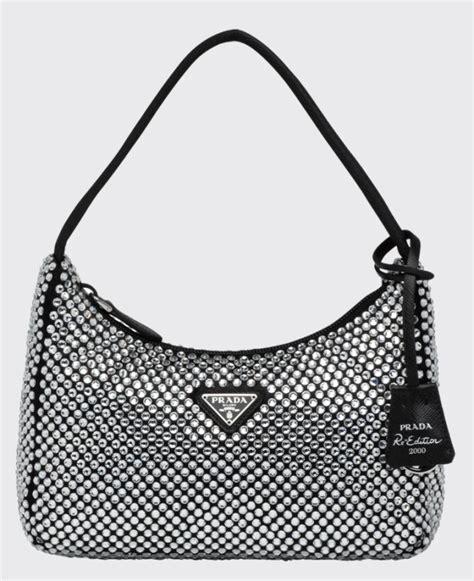 rhinestone prada bag dupe|bedazzled prada bag.